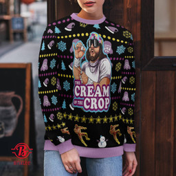 Macho Man Randy Savage The Cream of the Crop Ugly Christmas Sweater Purple