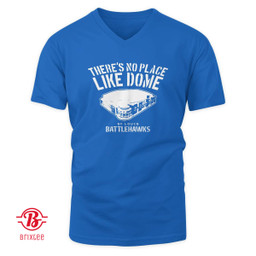 St. Louis Battlehawks There's No Place Like Dome T-Shirt and Hoodie