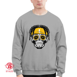 Pittsburgh Steelers Justin Fields Pittsburgh Sugar Skull T-Shirt and Hoodie