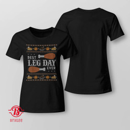 Funny Ugly Thanksgiving Sweater Shirt Best Leg Day