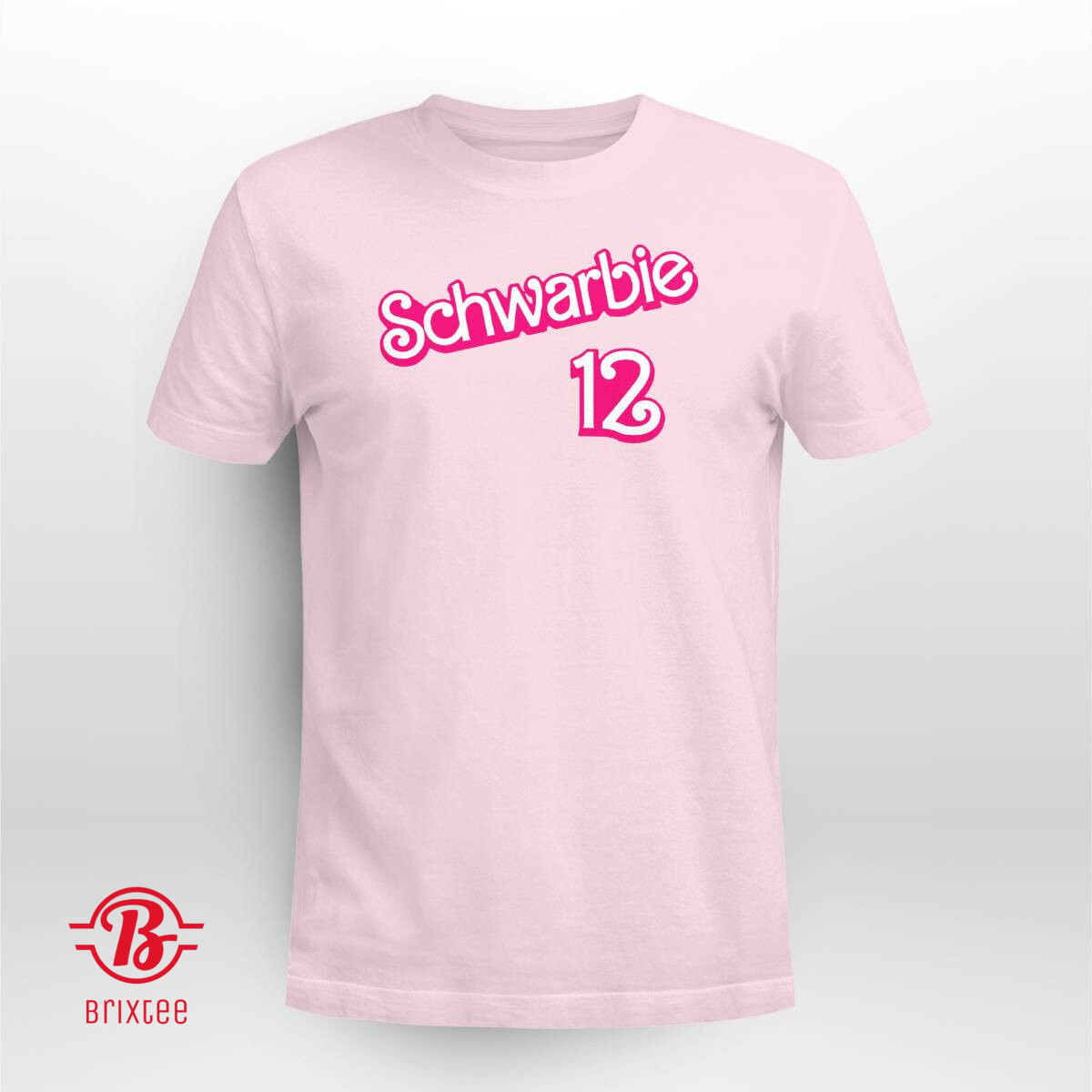 Kyle Schwarber Schwarbie Barbie Shirt Pink