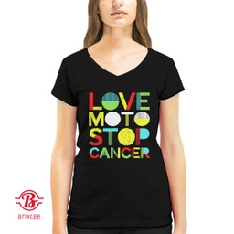 Love Moto Stop Cancer T-shirt and Hoodie