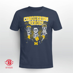 Michigan Wolverines Football 2023 Caricatures Conouering Heroes