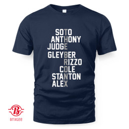 New York Yankees The Bronx Names 2024 T-Shirt and Hoodie