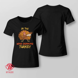 Wine Turkey Matching Family Group Thanksgiving Party PJ