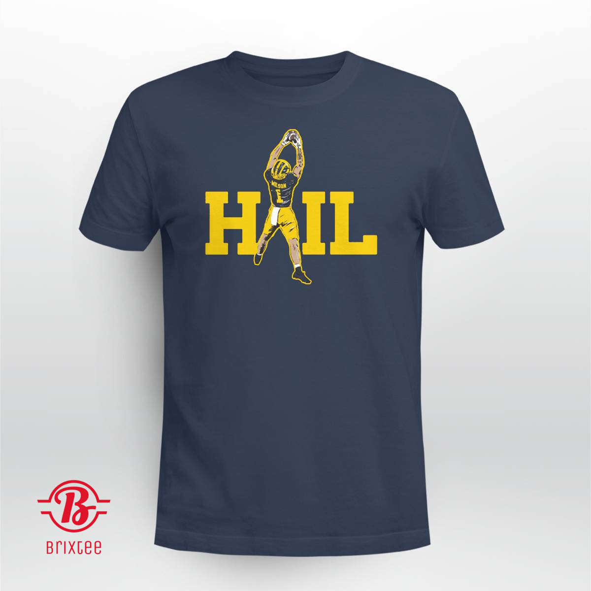 Michigan Wolverines Football Roman Wilson Hail T-Shirt National Champs 2023