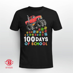100 Days of School Monster Truck 100th Day of School Boys