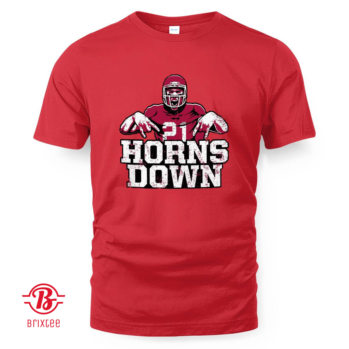 Arkansas Razorbacks Emmanuel Crawford Horns Down T-Shirt and Hoodie