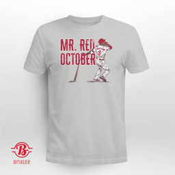Nick Castellanos Mr. Red Octorber T-Shirt - Philadelphia Phillies