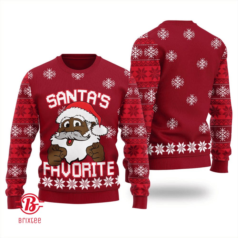 Christmas Sweater Humorous African American Santa