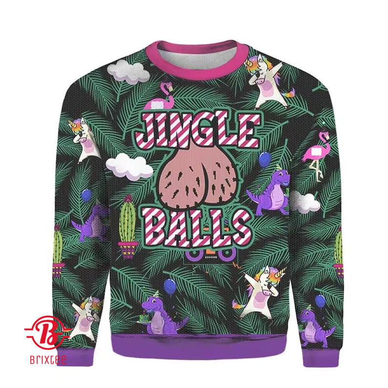 Funny Jingle Balls Ugly Christmas Sweater, Funny Jingle Balls Ugly Sweater Knitted 2023