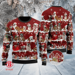 English Bulldog Ugly Christmas Sweater For Men & Women