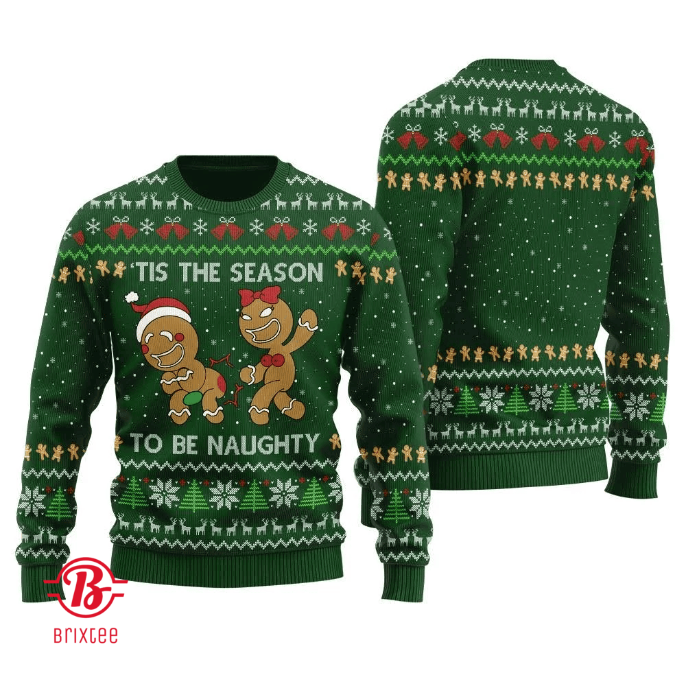 TIS The Season to Be Naughty Men's Ugly Sweaters
