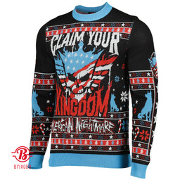 Cody Rhodes Claim Your Kingdom Ugly Holiday Sweater
