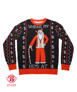 Santa’s Ho’s Ugly Christmas Sweater