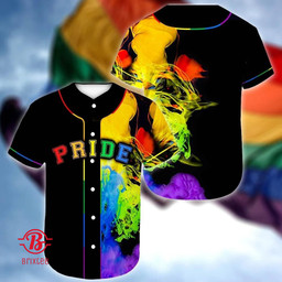 LGBT Pride Queer Colorful Baseball Jersey