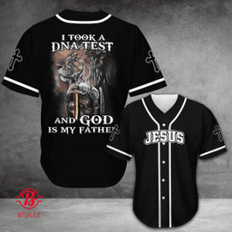 Holiday Jesus I Took A DNA Test God Is My Father Baseball Jersey