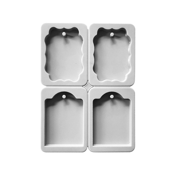 4 Grids Silicone Mold for Gypsum Wax Soap Polygon Moulds DIY Candle Making Tools