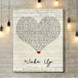 Julie And The Phantoms Cast Wake Up Script Heart Song Lyric Art Print - Canvas Print Wall Art Home Decor