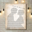 Elton John Can You Feel The Love Tonight Man Lady Bride Groom Wedding Song Lyric Art Print - Canvas Print Wall Art Home Decor
