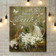 Housewarming Gifts Christian Decor Jesus Just Have Faith - Canvas Print Wall Art Home Decor