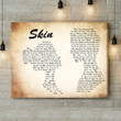 Rag'n'Bone Man Skin Man Lady Couple Song Lyric Music Art Print - Canvas Print Wall Art Home Decor