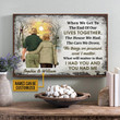Personalized Valentine's Day Gift Fishing Old Couple Best Anniversary Wedding Gifts - Customized Canvas Print Wall Art Home Decor