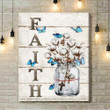 Housewarming Gifts Christian Decor Jesus Faith - Canvas Print Wall Art Home Decor