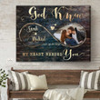 Personalized Photo Valentine's Day Gifts God Knew Anniversary Wedding Present - Customized Canvas Print Wall Art Home Decor