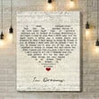 Roy Orbison In Dreams Script Heart Song Lyric Music Art Print - Canvas Print Wall Art Home Decor