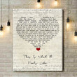 Armin Van Buuren This Is What It Feels Like Script Heart Song Lyric Art Print - Canvas Print Wall Art Home Decor