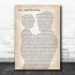 REO Speedwagon Can't Fight This Feeling Father & Child Song Lyric Art Print - Canvas Print Wall Art Home Decor