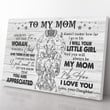 Black Warrior Mom and Daughter Mother's Day Canvas Gift, There is no Way I Can Pay You Back Canvas for Mom