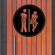 Restroom Metal Sign Restroom Men & Women Bathroom Decor Boys Girls Bath Sign Gotta Go Funny Bathroom Sign Home Deoor Bathroom