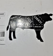 Cow Metal Wall Cow Butcher Shop Signs Beef Meat Chart Beef Butcher Diagram Beef Meat Cuts Butcher Shop Hanger Best Gift Ever