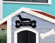 Personalized Dog House Metal Sign Sign For Dog House Custom Dog Bread Gift For Dog Lover Outdoor Sign Unique Gift