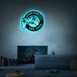 Gamer Name Sign Metal Wall Art Personalized Video Game Room Name Sign With Led Lights Nursery Decoration