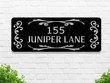Custom Metal Address Sign Metal House Number Sign Address Plaque Personalized Family Last Name Sign House Address Sign Street Name Sign