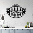 Personalized Kitchen Metal Sign Kitchen Metal Wall Art Custom Kitchen Name Sign Baking Kitchen Wall Decor Nana Mothers Day Gift Chef Gift