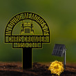 Personalized Memorial Stake With Solar Lights In Memory Of Truck Driver Father Grave Memorial Sympathy Gift For Loss Dad Father's Day