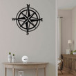 Nautical Compass Metal Sign Metal Wall House Decor Sign For House Art Compass Sign