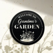 Personalized Garden Metal Wall Floral Garden Monogram Sign Grandma's Name Garden Decor Gift For Nana Mimi Mother