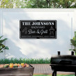 Personalized Backyard Firepit Sign With Light Bar And Grill Good Food Good People Good Times Custom Sign Backyard Decor Outdoor Sign
