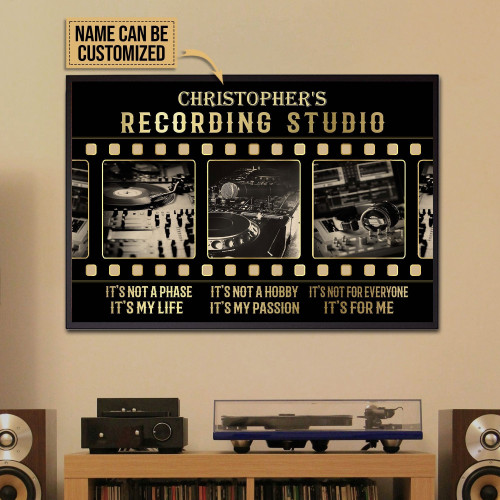 Personalized Canvas Painting Frames Home Decoration Dj Recording Studio Film Roll  Framed Prints, Canvas Paintings