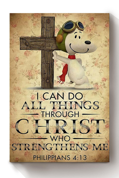Christ Strengthens Me Prayer Healing Christian Wall Art Gift For Christmas Decor Son Of God Canvas Framed Prints, Canvas Paintings