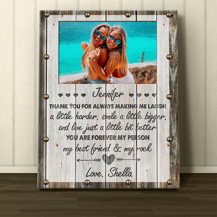 Personalizedized Gifts Personalized Photo Matte Wall Art Prints Pefect Gift For Best Friends Friendships Idea Birthday Mom Father Gallery Canvas Painting, Canvas Hanging Home Decor Gift Idea Framed Prints, Canvas Paintings