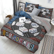 Football Comforter Cover Bedding Set Soccer Bedding Set Duvet (No Comforter) Full King Queen Size Bed Cover Set Duvet With Pillowcases Aeticon Bedding Set US Twin