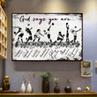 Personalized Graduation Gifts Volleyball God Says You Are - Customized Canvas Print Wall Art Home Decor