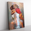 First Day in Heaven Painting Canvas, Hug of God, in Hands of God, Memorial Gifts, Personalized Memorial Gifts for Women