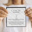 Cancer Warrior Ribbon Drop Pendant
